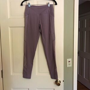 High-Rise Victoria Sport Mesh Panel Leggings - Mauve